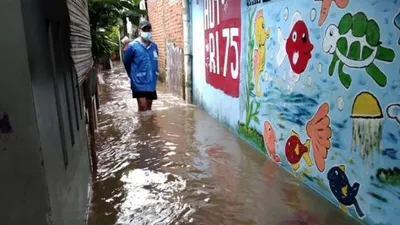 Kediaman Ketua WP KPK Yudi Poernomo di Kebon Pala yang terendam banjir. (dokumen Yudi)