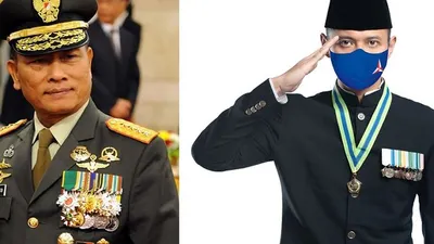 Moeldoko dan Agus Harimurti Yudhoyono (dok)