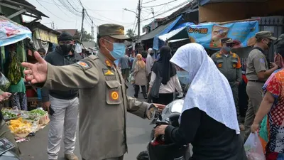 Suasana di Pasar Jangkrik, Matraman, Jakarta Timur yang akan diberlakukan ganjil genap/dok: Kominfotik Jaktim.