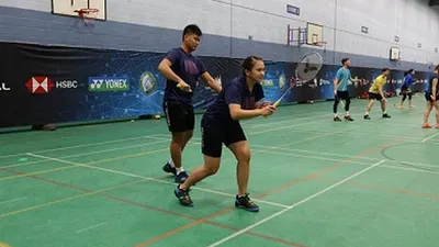 Praveen/Melati berlatih di All England / PBSI