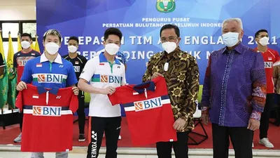 Seremonial Jelang All England, Jadi Suntikan Semangat bagi Kevin/Marcus. (dok PBSI)