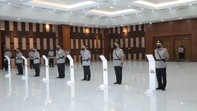 Suasana sertijab. (dok Humas Polda)