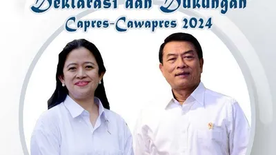 Edaran Deklarasi Puan Maharani-Moeldoko yang diperoleh AyoSurabaya.com di WhatsApp Mesengger, Jumat (19/3/2021). (dok)