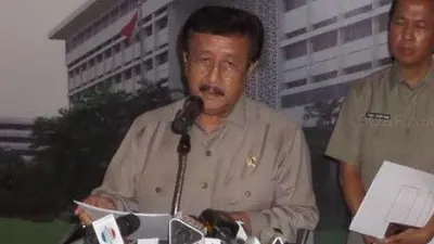 Mantan Jaksa Agung, Basrief Arief. [suara.com/Nur Ichsan]