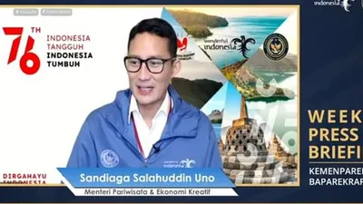 Menteri Pariwisata dan Ekonomi Kreatif (Menparekraf), Sandiaga Uno/dok: YouTube Kemenparekraf RI