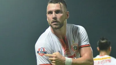 Striker Persija Jakarta Marko Simic belum bergabung bersama tim menjelang Piala Menpora 2021. (Ayojakarta/Budi Cahyono)
