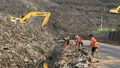 Gunung Sampah TPST Bantar Gebang Meninggi, Pemprov DKI Klaim Penurunan Sampah karena PSBB
