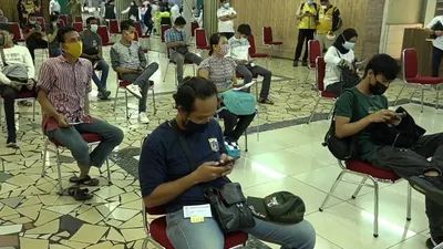 Vaksinasi Covid-19 Tahap II Pasar Tanah Abang Dilakukan di 2 Titik