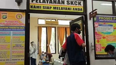 Pelayanan SKCK di kantor polisi / Fichri Hakiim