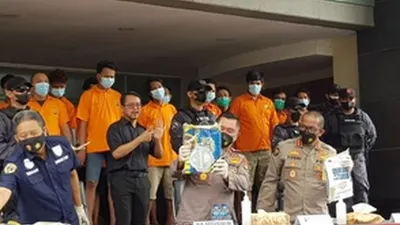 Polisi Tangkap 24 Pelaku 'Bajing Loncat' di Pelabuhan Tanjung Priok / Fichri Hakiim