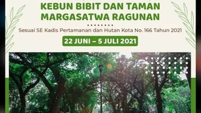 Pemprov DKI Tutup Sementara Seluruh Taman, Hutan Kota, dan Ragunan / dok Instagram