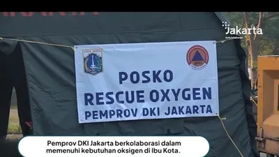 Aktivitas di posko Oxygen Rescue/dok: Instagram @dkijakarta