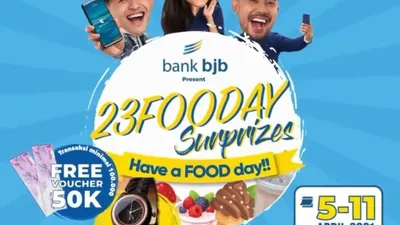 bank bjb 23 FOODAY Surprizes Tawarkan Promo Belanja di 23 Paskal Shopping Center Bandung