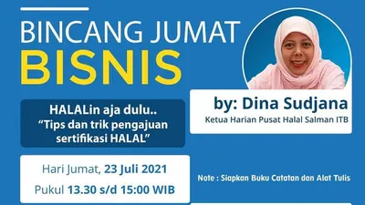 Bincang Jumat Bisnis bank bjb Beberkan Tips Pengajuan Sertifikasi Halal