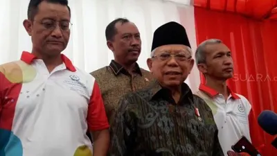 Wakil Presiden Maruf Amin. (Suara.com/Ria Rizki)