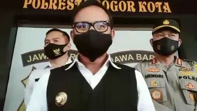 Wali Kota Bogor Bima Arya penuhi panggilan polisi. (Ayobogor/Husnul Khatimah)
