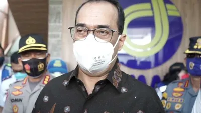 Menteri Perhubungan (Menhub) Budi Karya Sumadi (Ayopurwakarta/Dede Nurhasanudin)