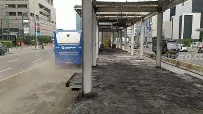 Sejumlah Fasilitas yang Rusak saat Demo Tolak RUU Ciptaker di Jakarta