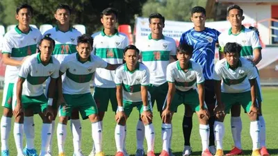 Skuad Timnas Indonesia U-19 saat melakoni pertandingan uji coba melawan Kroasia, Selasa (8/9/2020). (PSSI).
