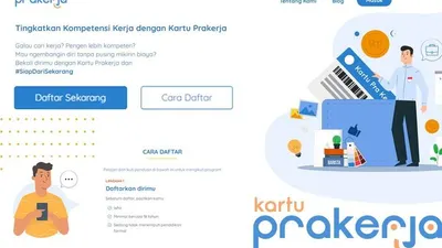 Ilustrasi pendaftaran kartu prakerja (dok)