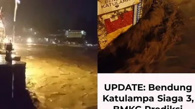 informasi ketinggian air di Bendung Katulampa/ istagram