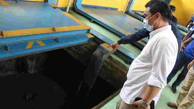 Wagub DKI Tinjau Rumah Pompa di Tiga Lokasi