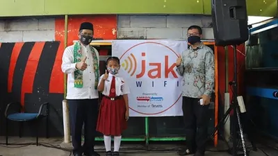 Pemkot Jaksel sediakan 1.415 titik wifi gratis bagi pelajar, Sabtu (29/8/20020)/dok: selatan.jakarta.go.id