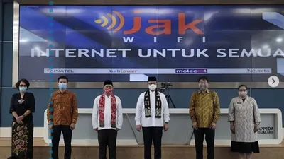 Peluncuran JakWIFI oleh Gubernur DKI Jakarta Anies Baswedan/instagram Anies Baswedan
