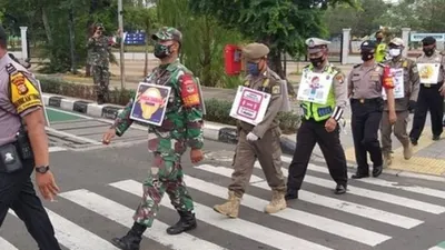 Internal Polda Metro Jaya Disiplinkan Penggunaan Masker