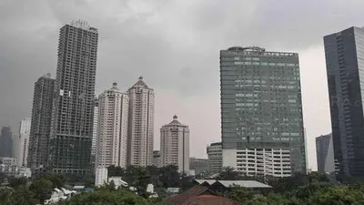 ilustrasi bangunan perkantoran di DKI Jakarta/ Suara.com