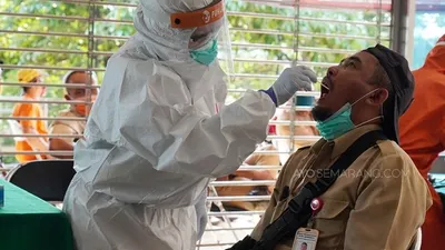 ilustrasi swab tes/ Ayosemarang: Kemmy Wijaya