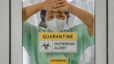 Ilustrasi virus Corona Covid-19. (Shutterstock)