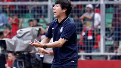 Pelatih Korea Selatan U-23, Shin Tae Yong. [suara.com/Kurniawan Mas'ud]
