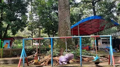 Bandung Zoo menutup operasional selama PSBB berlangsung (Ayobandung.com/Nur Khansa)