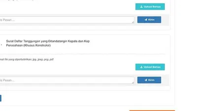 Salah satu persyaratan SIKM yang harus dilengkapi pemohon dari sektor konstruksi