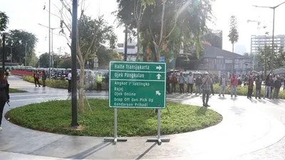 Pemprov DKI Jakarta telah menyelesaikan penataan kawasan sejumlah stasiun .  Setelah selesai, uji coba dilakukan di empat stasiun secara bertahap.  (Dok. Humas Pemprov DKI)