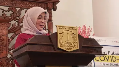 Kepala Bidang Sumber Daya Kesehatan Dinas Kesehatan DKI,  Ani Ruspitawati. (Antara/Livia Kristianti)