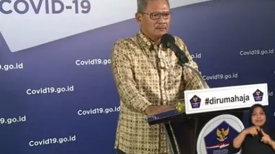 Juru Bicara Pemerintah untuk Penanganan Covid-19 Achmad Yurianto. (BNPB)