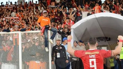Penyerang Persija Jakarta, Marko Simic. (Ayojakarta.com/Hendy Dinata)