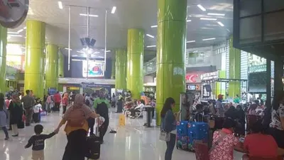 Sebagai ilustrasi Stasiun Gambir, di Jakarta Pusat. [suara.com/Dian Rosmala/ Handita Fajaresta]