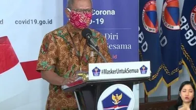 Juru Bicara Pemerintah untuk Penanganan Covid-19 Achmad Yurianto. (BNPB)