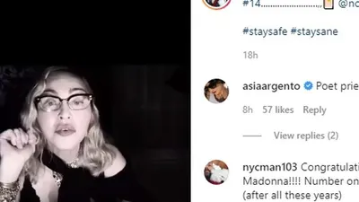 Madonna. instagram: @madonna