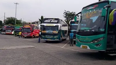 Suasana Terminal Kalideres, Jakarta Barat, pada Jumat (27/3/2020). (Warta Kota/Desy Selviany)