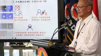 Juru Bicara Pemerintah Untuk Penanganan Virus Corona Achmad Yurianto. (BNPB)