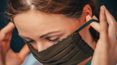 Ilustrasi masker kain