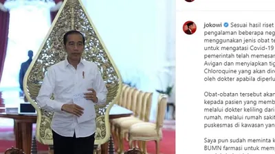 Presiden Jokowi. Instagram: @jokowi