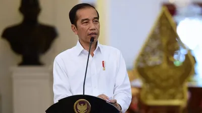Presiden Joko Widodo di Istana Merdeka, Jakarta, Selasa (25/3/2020) (Biro Humas dan Komunikasi Kementerian Pertanian)
