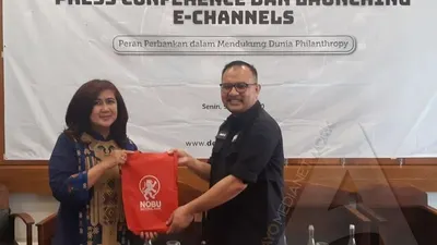 Press Conference kerja sama antara Dompet Dhuafa dengan Nobu Bank dengan tema