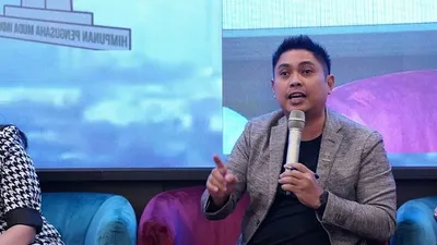 Ketua Umum BPP Hipmi Mardani H. Maming dalam Forum Dialog bertajuk 