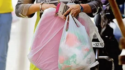 Ilustrasi kantong belanja plastik sekali pakai. (Kompas.com/Shutterstock)